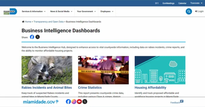 Accesibilidad y Transparencia de los Datos Públicos en Miami-Dade Accessibility and Transparency of Public Data in Miami-Dade County