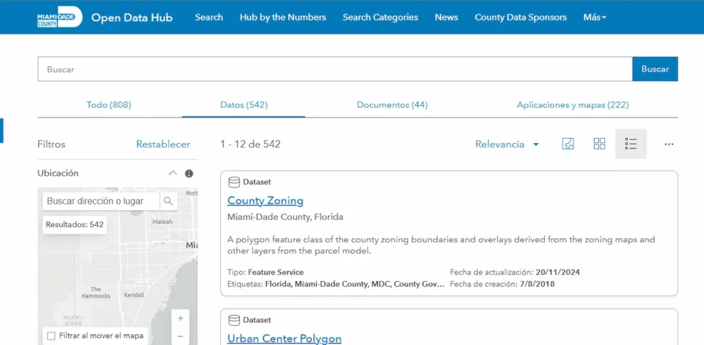 Accesibilidad y Transparencia de los Datos Públicos en Miami-Dade 3 Accesibilidad y Transparencia de los Datos Públicos en Miami-Dade