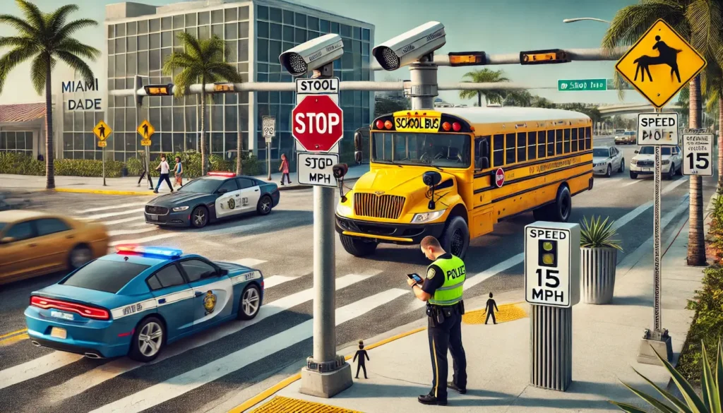Seguridad Infantil vs. Recaudación vs. Estres de Padres 4 Controversy over school cameras in Miami-Dade