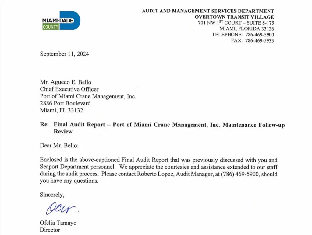 Port of Miami Critical Management: History of Mismanagement in Miami-Dade County 10 port miami 33 Copy 1