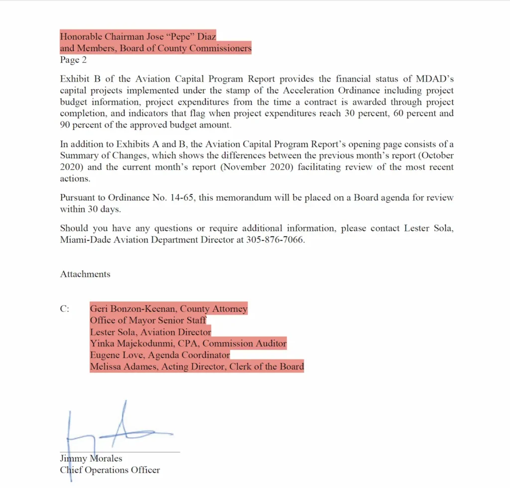 Kevin Marino Cabrera and Daniella Levine Cava and Modified Ordinance No. 19-122. Objectives? 8 Kevin Marino Cabrera and Daniella Levine Cava and Modified Ordinance No. 19-122. Objectives?