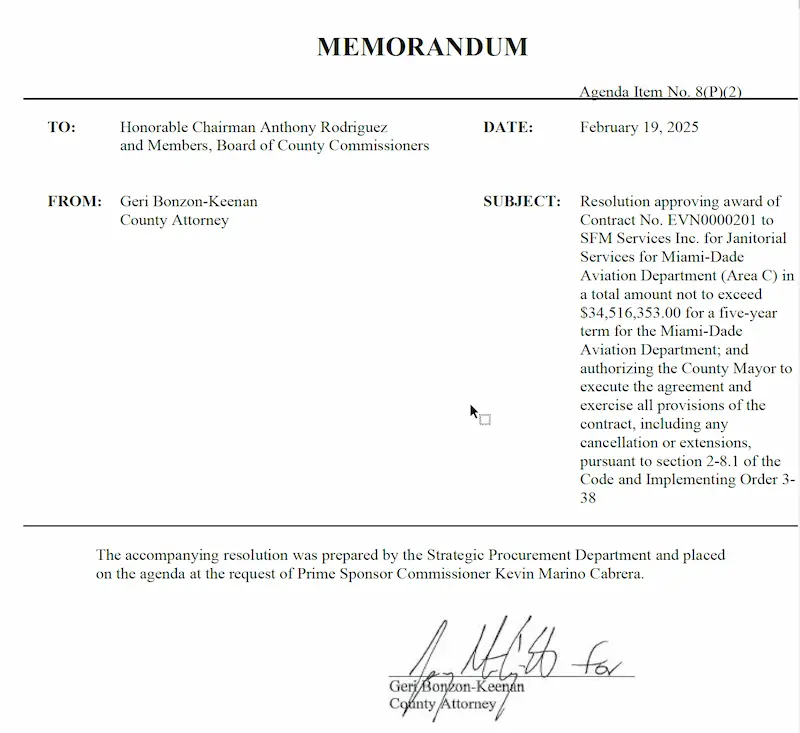 ¿Es lógico que el Condado Miami-Dade contrate empresas con sede fuera del condado? 5 ¿Es lógico que el Condado Miami-Dade contrate empresas con sede fuera del condado?