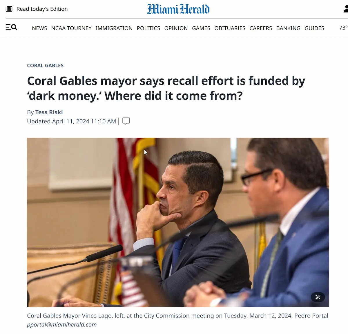 Corrupción y Crisis Política en Coral Gables: Una Ciudad Dividida 16 Corrupción y Crisis Política en Coral Gables: Una Ciudad DivididaCorruption and Political Crisis in Coral Gables: A Divided City