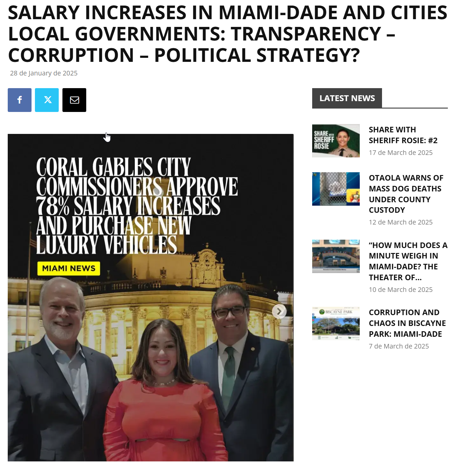 Corruption and Political Crisis in Coral Gables: A Divided City 14 Corrupción y Crisis Política en Coral Gables: Una Ciudad DivididaCorruption and Political Crisis in Coral Gables: A Divided City