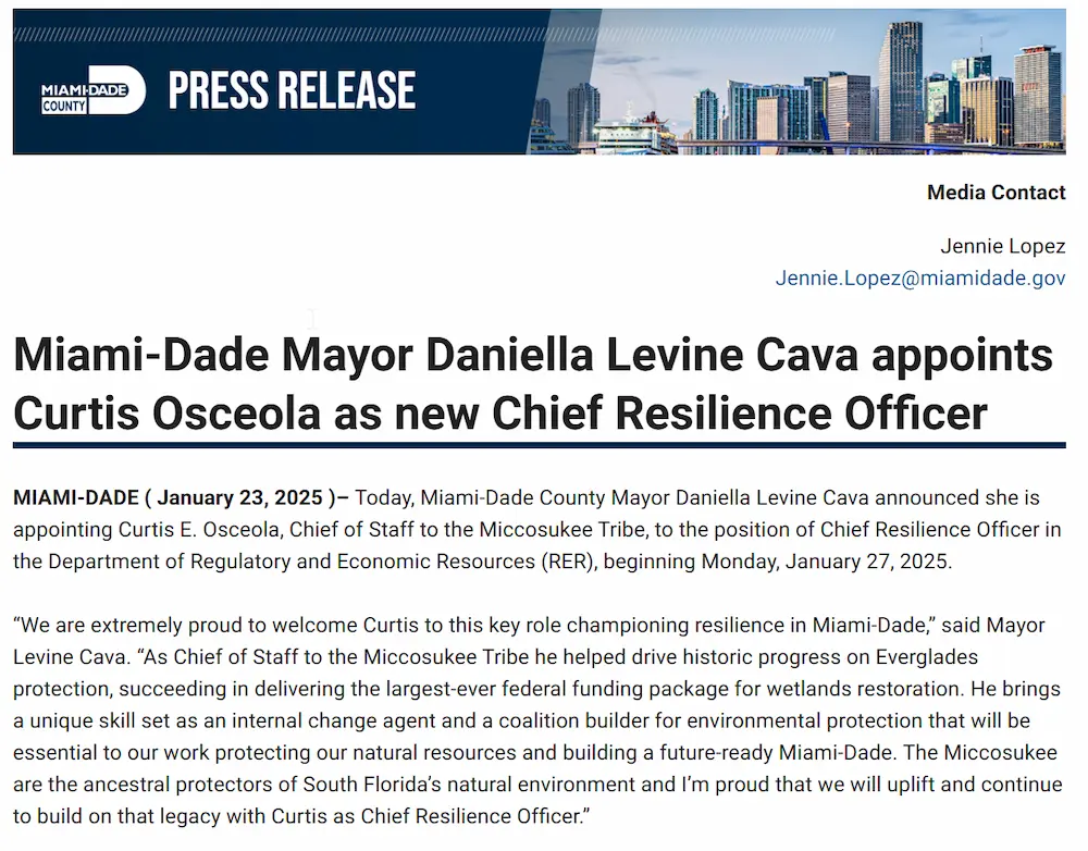 Daniella Levine Cava nombra a Loren Parra como Jefa de Resiliencia de Miami-Dade 1 Daniella Levine Cava nombra a Loren Parra como Jefa de Resiliencia de Miami-Dade