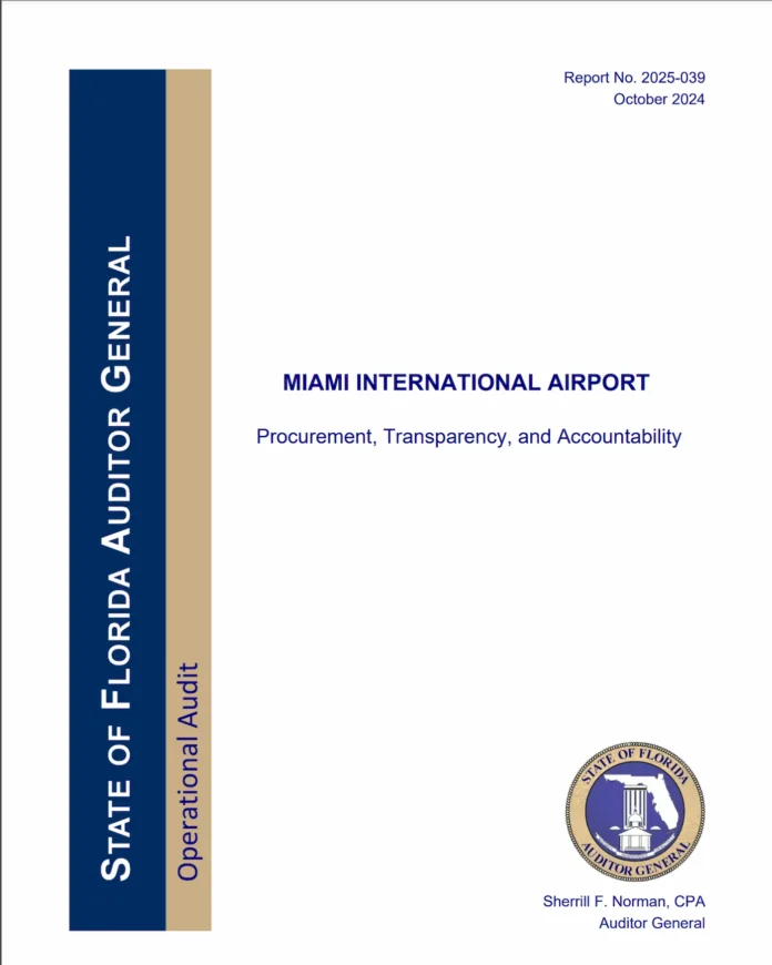 Aeropuerto Internacional de Miami sigue en crisis Auditoría Operacional al AEROPUERTO INTERNACIONAL DE MIAMI