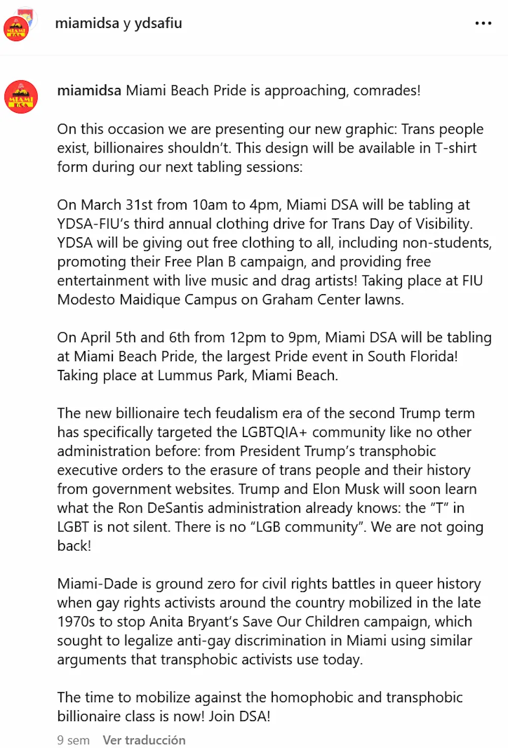 Preocupación en Universidades en Miami-Dade: Son Centros de Conocimiento - No Trincheras Políticas - ni Foco de Terroristas. 2025. Concern in Miami-Dade Universities: They Are Centers of Knowledge - Not Political Trenches - or Hotbeds of Terrorists: 2025