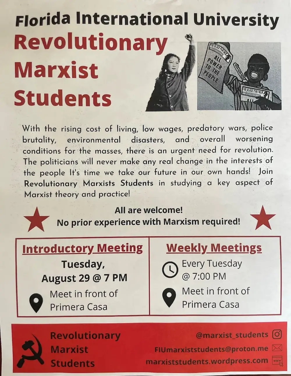 Universidades en Miami-Dade: Son Centros de Conocimiento - No Trincheras Políticas - ni Foco de Terroristas.Miami-Dade Universities: They Are Centers of Knowledge - Not Political Trenches - or Hotbeds of Terrorists.
