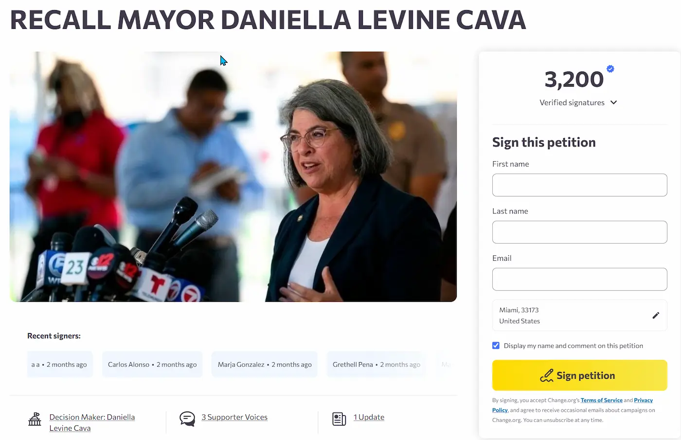 Esfuerzos de Recall Contra la Alcaldesa Daniella Levine Cava 2025 – SHOCKING verdades y el plan definitivo
