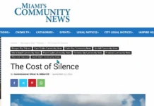 Una Reflexión Crítica sobre (The Cost of Silence) del Comisionado Oliver G. Gilbert III 2025