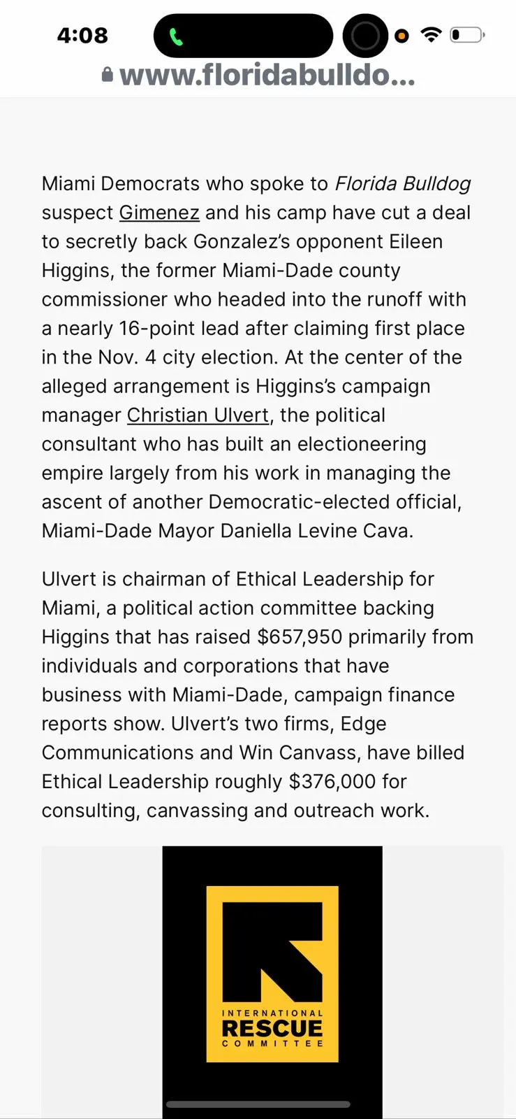 Helena Poleo: In favor of Eileen Higgins? Bombshell revelations shaking 2025 among Republicans and the local left