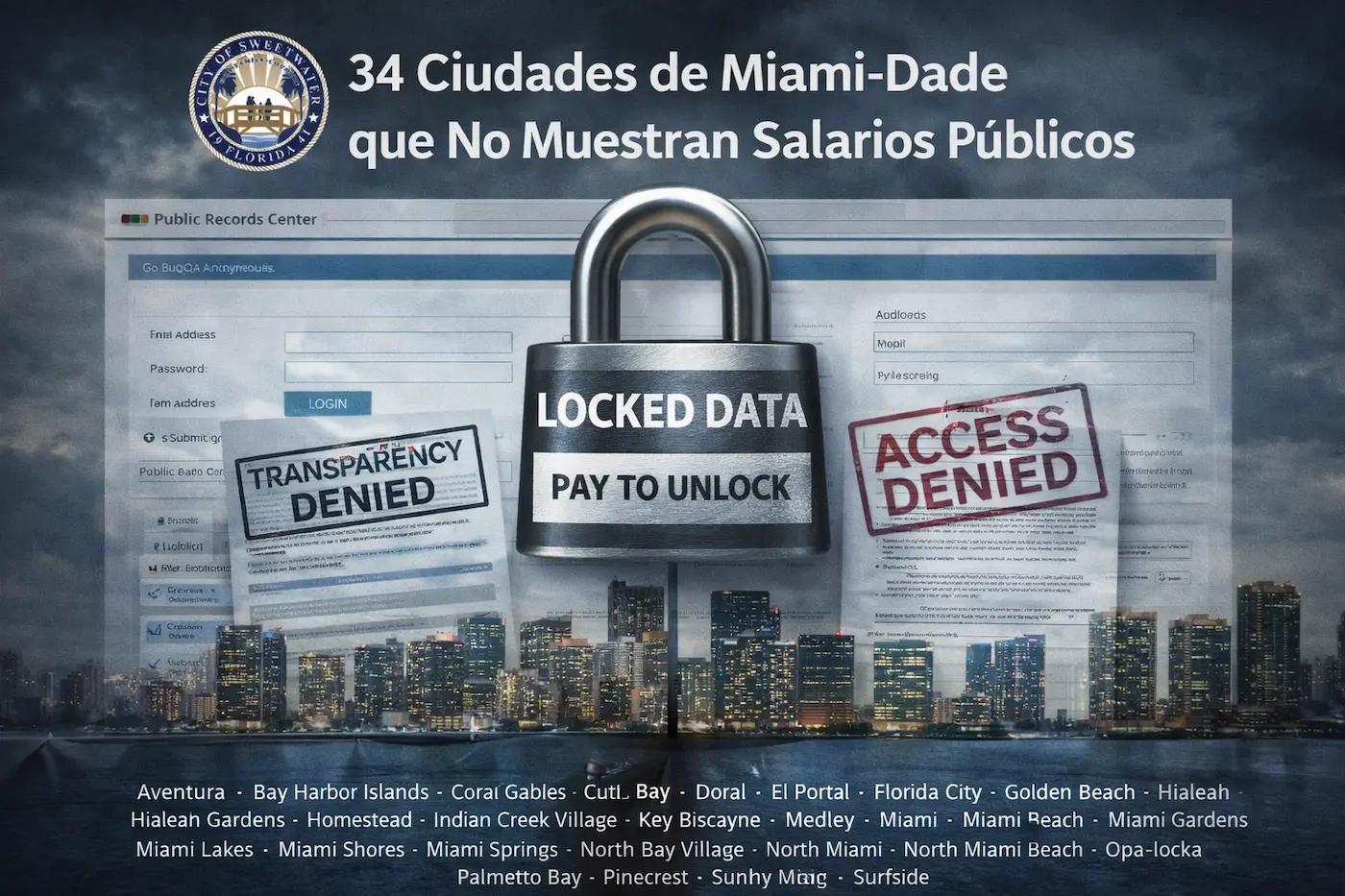 Impactante Revelación 2025: Miami-Dade y sus Municipios Apagan la Transparencia con Trabas Administrativas y Laberintos Digitales