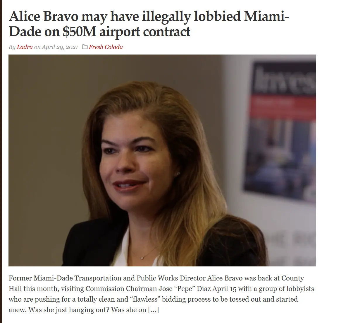 Quién gobierna Miami-Dade en la vida real: El triángulo de poder del 305Poder. Caso de estudio Ebuses