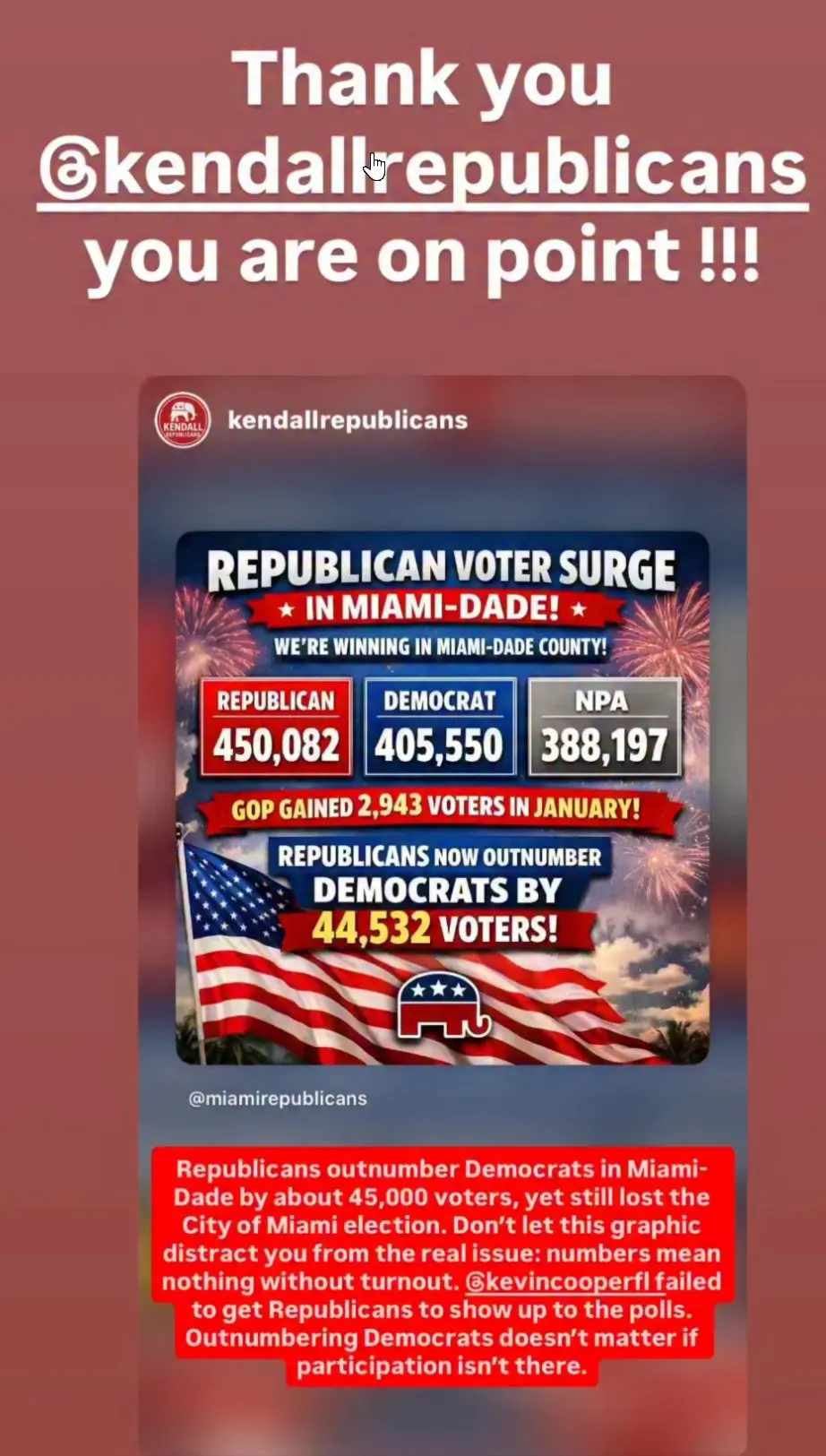 Florida dormida 2026: pruebas demoledoras de que Florida sigue roja por su gente no por sus líderes del REP/GOP mientras el DEM se adueña de la calle