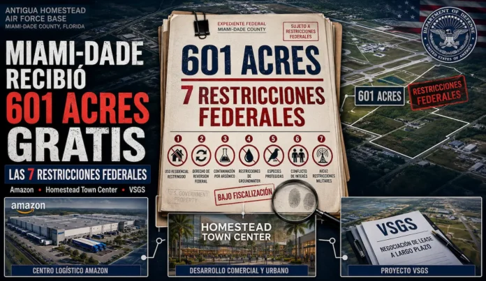 Miami-Dade recibio 601 acres gratis