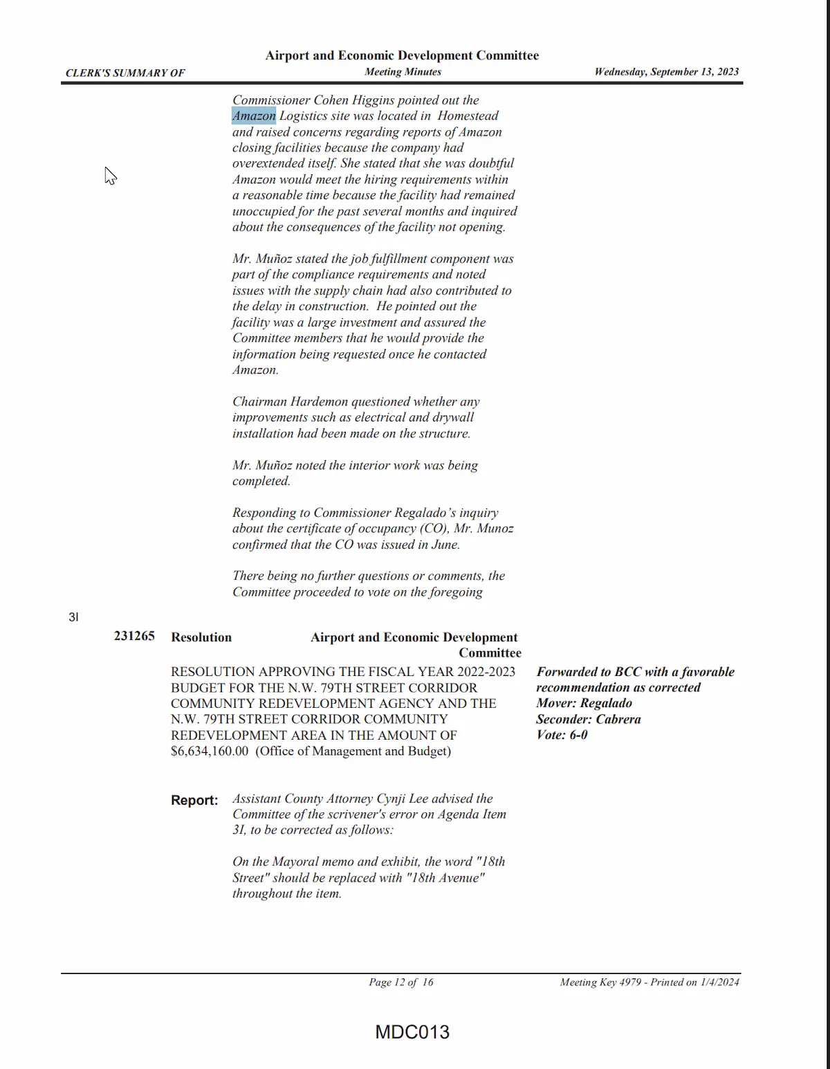 El contrato Amazon - Miami-Dade