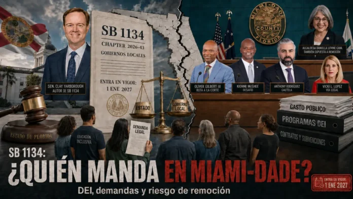 Ley contra DEI en Florida: Miami-Dade enfrenta demandas y funcionarios bajo riesgo de remoción
