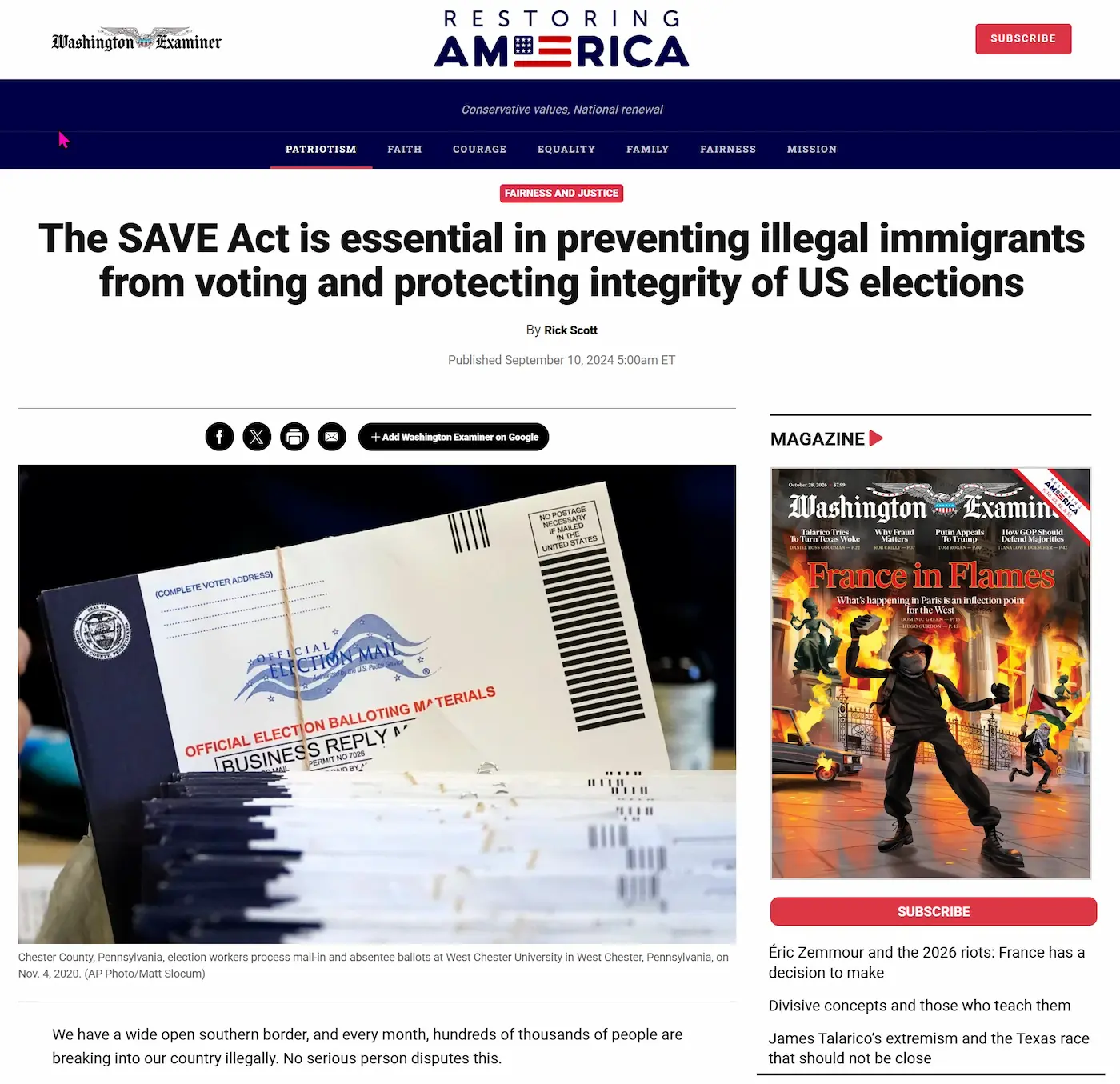 SAVE Act de Florida
